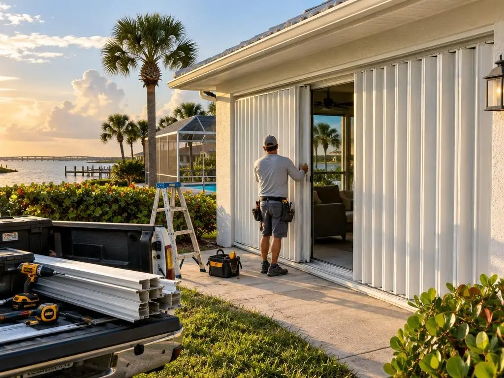 Accordion Shutters in Melbourne, FL